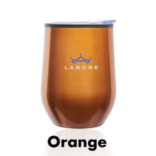 Load image into Gallery viewer, 12 oz. Shelby Stemless Wine Glass with lid #ASW47 Color- 2 Color Imprint Min 12