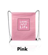 Load image into Gallery viewer, Non-Woven Drawstring Backpacks #ATOT12 1 Color Imprint Min 12