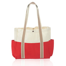 Load image into Gallery viewer, Dual Color Shoulder Tote Bags #ATOT29 2 Color Imprint Min 12