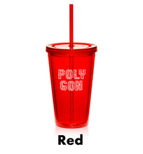 Load image into Gallery viewer, 16 oz. Double Wall Acrylic Tumbler With Straw #APG161 Color- BP Unlimited Imprint Min 12