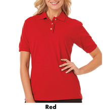 Load image into Gallery viewer, Blue Generation Ladies Short Sleeve Polo Shirt #ABGEN6204 2 Color Min 12