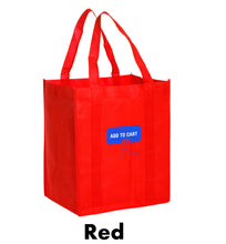 Load image into Gallery viewer, Reusable Grocery Tote Bags #ATOT11 2 Color Imprint Min 12