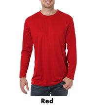 Load image into Gallery viewer, Blue Generation Adult Long Sleeve Solid Wicking Tee #ABGEN7303 BP Unlimited Min 12