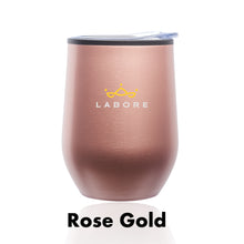 Load image into Gallery viewer, 12 oz. Shelby Stemless Wine Glass with lid #ASW47 Color- 1 Color Imprint Min 12