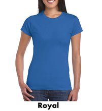 Load image into Gallery viewer, Ladies 4.5 oz 100% Cotton Preshrunk Tee #A64000L 2 Color, Colors Min 12