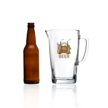 Load image into Gallery viewer, 42 oz. Napoles Glass Pitcher #A0674AL 2 Color Imprint Min 12