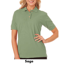 Load image into Gallery viewer, Blue Generation Ladies Short Sleeve Polo Shirt #ABGEN6204 2 Color Min 12