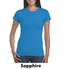 Load image into Gallery viewer, Ladies 4.5 oz 100% Cotton Preshrunk Tee #A64000L 2 Color, Colors Min 12