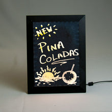 Load image into Gallery viewer, Sintra Frame LED Wet-Erase Board - 9"w x 12"h #LEDWEF912 Min 1