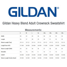 Load image into Gallery viewer, Gildan++ Heavy Blend++ Adult Crewneck Sweatshirt #A18000 2 Color, White Min 12