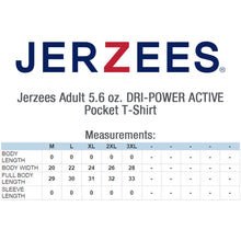 Load image into Gallery viewer, Jerzees Adult DRI-POWER ACTIVE Pocket Shirt #A29P 1 Color, Colors Min 12