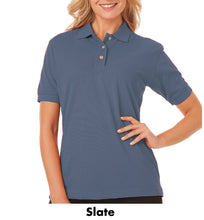 Load image into Gallery viewer, Blue Generation Ladies Short Sleeve Polo Shirt #ABGEN6204 1 Color Min 12