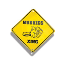 Load image into Gallery viewer, Small Custom Embossed Crossing/ Caution Sign (6"x6") #5012-SX Caution Sign 6" x 6" Min 100