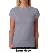 Load image into Gallery viewer, Ladies 4.5 oz 100% Cotton Preshrunk Tee #A64000L 2 Color, Colors Min 12