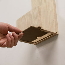 Load image into Gallery viewer, Wall-Mount Bottle Opener with Slide-Out Wood Cap Catcher #BPBRCC01W Min 1