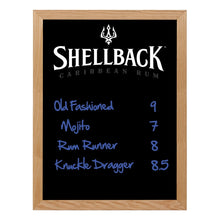 Load image into Gallery viewer, Wall Oak Frame Wet-Erase Board - 23"w x 30"h #WEFW2330 Min 1