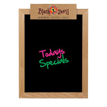 Load image into Gallery viewer, Wall Oak Frame Wet-Erase Board with Header - 18"w x 24"h #WEFWH1824 Min 1