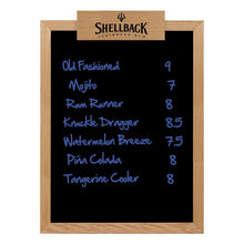 Load image into Gallery viewer, Wall Oak Frame Wet-Erase Board with Header - 23"w x 30"h #WEFWH2330 Min 1