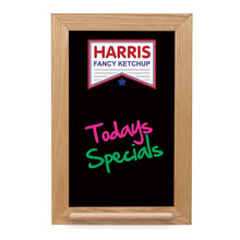 Load image into Gallery viewer, Wall Oak Frame Wet Erase Board with Tray - 12"w x 18"h #WEFWL1218 Min 1