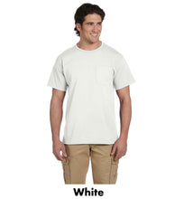 Load image into Gallery viewer, Jerzees Adult DRI-POWER ACTIVE Pocket Shirt #A29P 2 Color, White Min 12