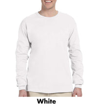 Load image into Gallery viewer, Gildan Ultra Cotton Long Sleeve T-shirt #AG2400 2 Color, White Min 12