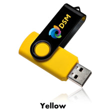 Load image into Gallery viewer, 8 GB Swivel USB Drive #AUSB0028GB BP Unlimited Imprint Min 12