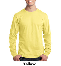 Load image into Gallery viewer, Personalized Port & Company++ Long Sleeve Cotton T-Shirt #APC54LS 2 Color, Colors Min 12
