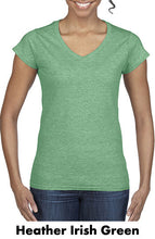 Load image into Gallery viewer, Gildan Softstyle Ladies V-Neck Tees #A64V00L Color - BP Unlimited Imprint Min12