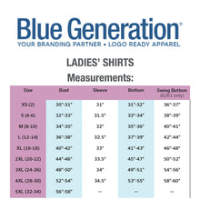 Load image into Gallery viewer, Blue Generation Ladies Short Sleeve Polo Shirt #ABGEN6204 2 Color Min 12