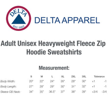 Load image into Gallery viewer, Adult Unisex Heavyweight Fleece Zip Hoodie Sweatshirt #A99300 1 Color Imprint Min 12