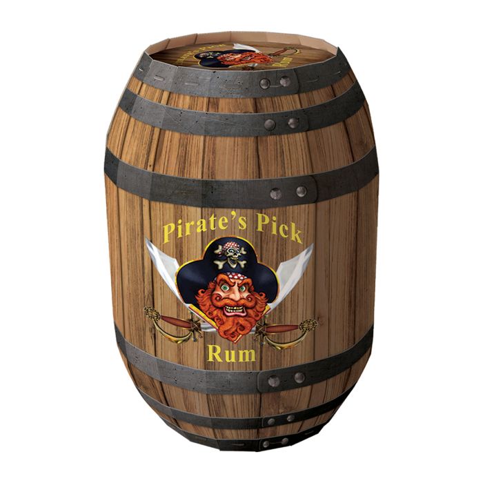 Barrel Display Corrugated Cardboard #100061VBPC MIN 1