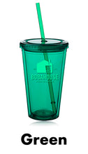 Load image into Gallery viewer, 16 oz. Double Wall Acrylic Tumbler With Straw #APG161 Color- 1 Color Imprint Min 12
