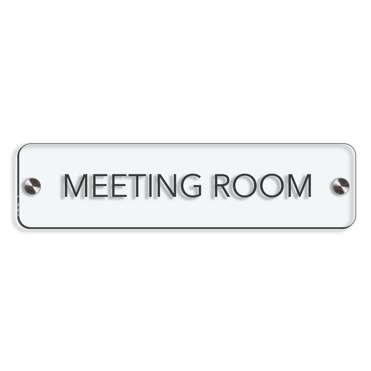 Stand-Off Sign - 10 x 2.5 #SAST1025 Min 1