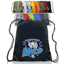 Load image into Gallery viewer, Classic Polyester Drawstring Backpacks #ABPK10 Color- BP Unlimited Imprint Min 12
