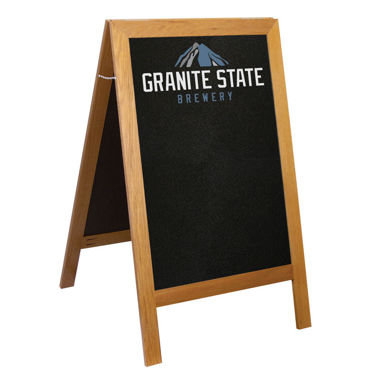 A-Frame Sidewalk Chalkboard with Chalkmate #AFCS2436CM Imprint Min 1