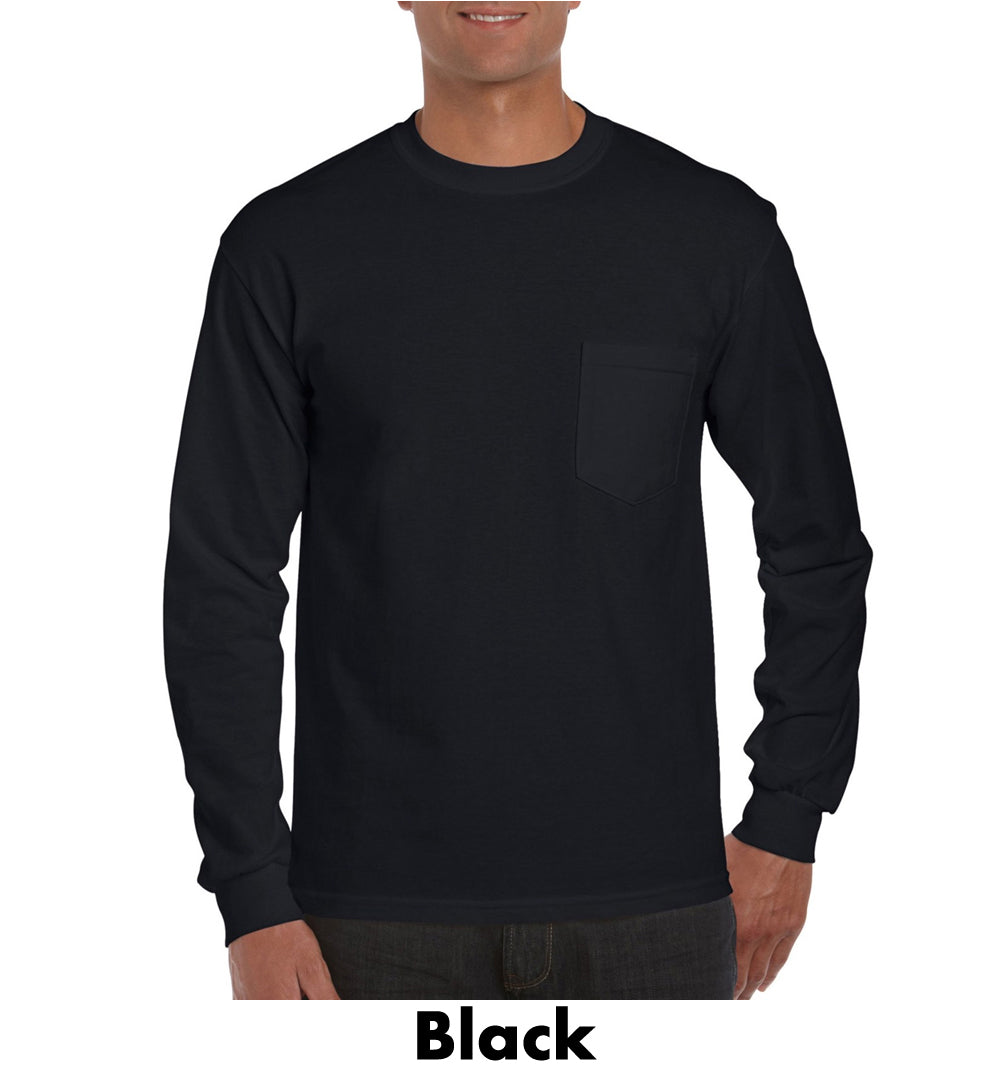 Gildan Ultra Cotton Long Sleeve Adult T-Shirt #AG2410 BP Unlimited, Colors Min 12