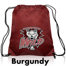 Load image into Gallery viewer, Classic Polyester Drawstring Backpacks #ABPK10 Color- 2 Color Imprint Min 12

