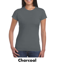 Load image into Gallery viewer, Ladies 4.5 oz 100% Cotton Preshrunk Tee #A64000L 1 Color, Colors Min 12
