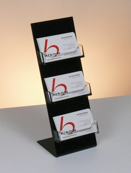 Counter Business Card Holder, 3 Pockets #BCC013 Min 1