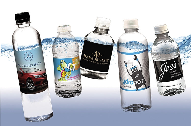Custom Label Bottled Water #16.9 oz Bottles Min 24