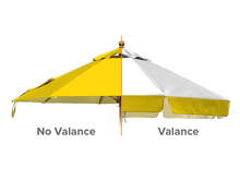 Load image into Gallery viewer, Custom Printed Market Umbrella #240016 5&#39;x5&#39; // 4 Panels No Valance Min 1
