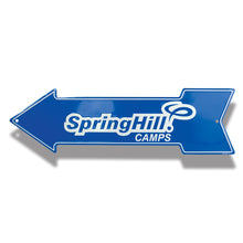 Load image into Gallery viewer, Custom Embossed Arrow Sign (6&quot;x20&quot;) #5012-AS1 Arrow Signs 6&quot; x 20&quot; Min 100
