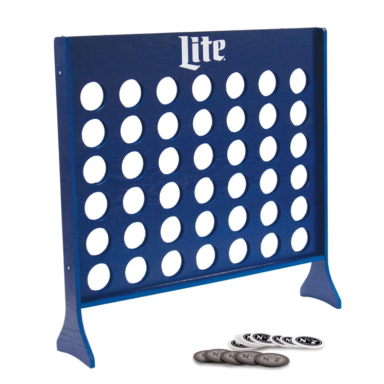 Four In A Row Game - Oversized (Imprinted, Custom Color Finish) #PG4RW2FC Min 1