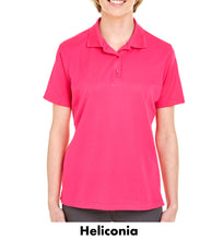 Load image into Gallery viewer, UltraClub Ladies&#39; Cool &amp; Dry Mesh Pique Polo Shirt #A8210L 2 Color Min 12
