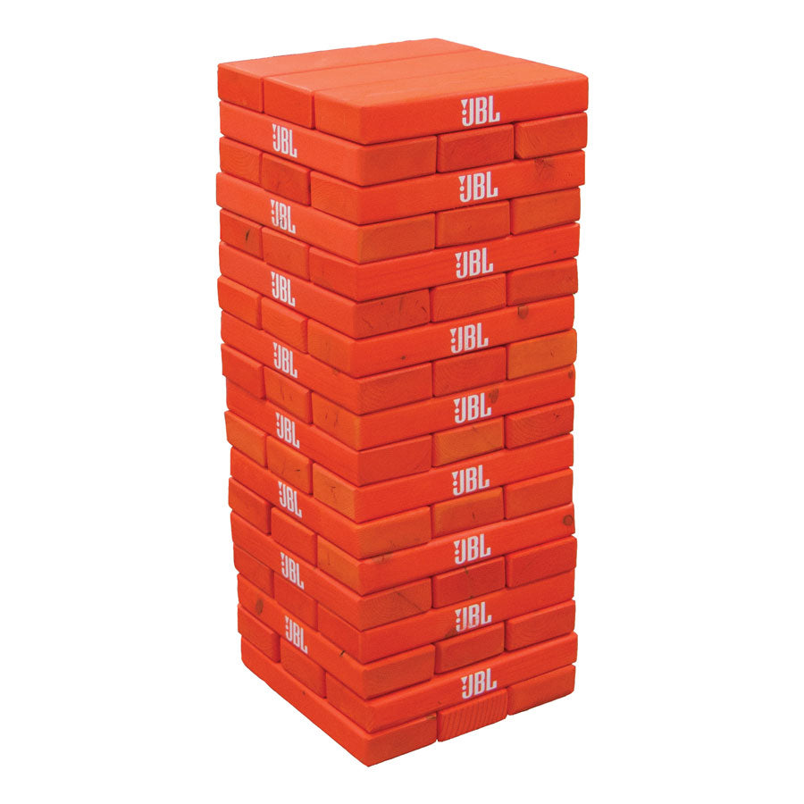 Jumbo Toppling Tower Blocks Game (1 Custom Color Finish, 1 Imprint Location) #PGJT1PR1FC Min 1