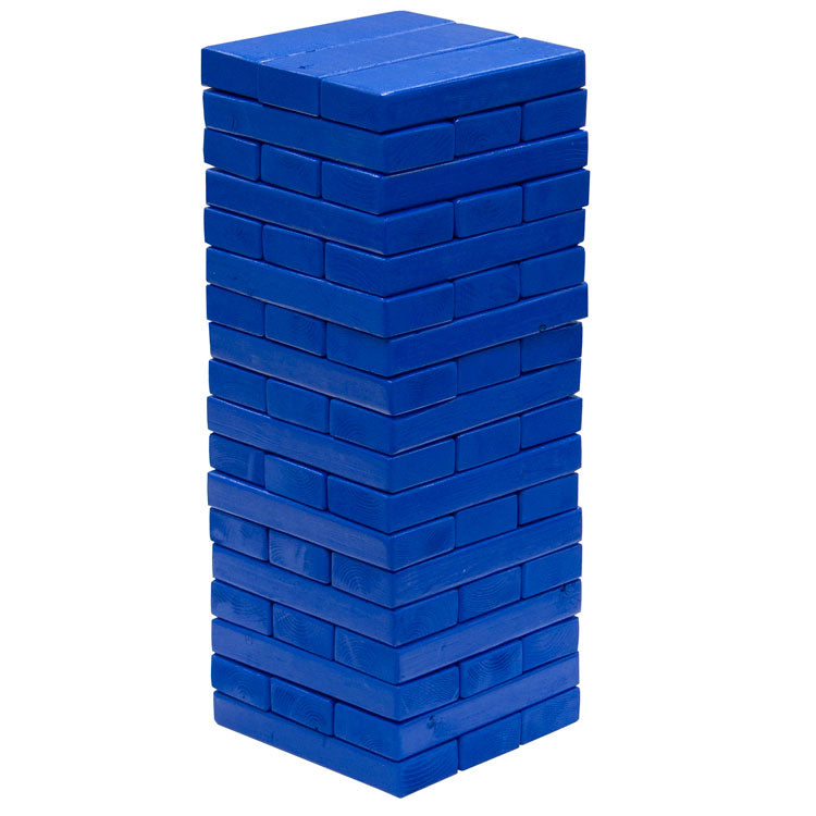Jumbo Toppling Tower Blocks Game (1 Custom Color Finish) #PGJTT1FC Min 1
