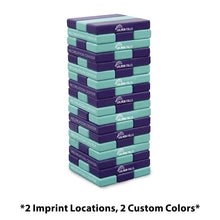 Load image into Gallery viewer, Jumbo Toppling Tower Blocks Game (2 Custom Color Finish, 1 Imprint Location) #PGJT1PR1FC2 Min 1
