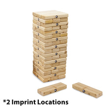 Load image into Gallery viewer, Jumbo Toppling Tower Blocks Game (2 Imprint Locations) #PGJTT1PR2 Min 1
