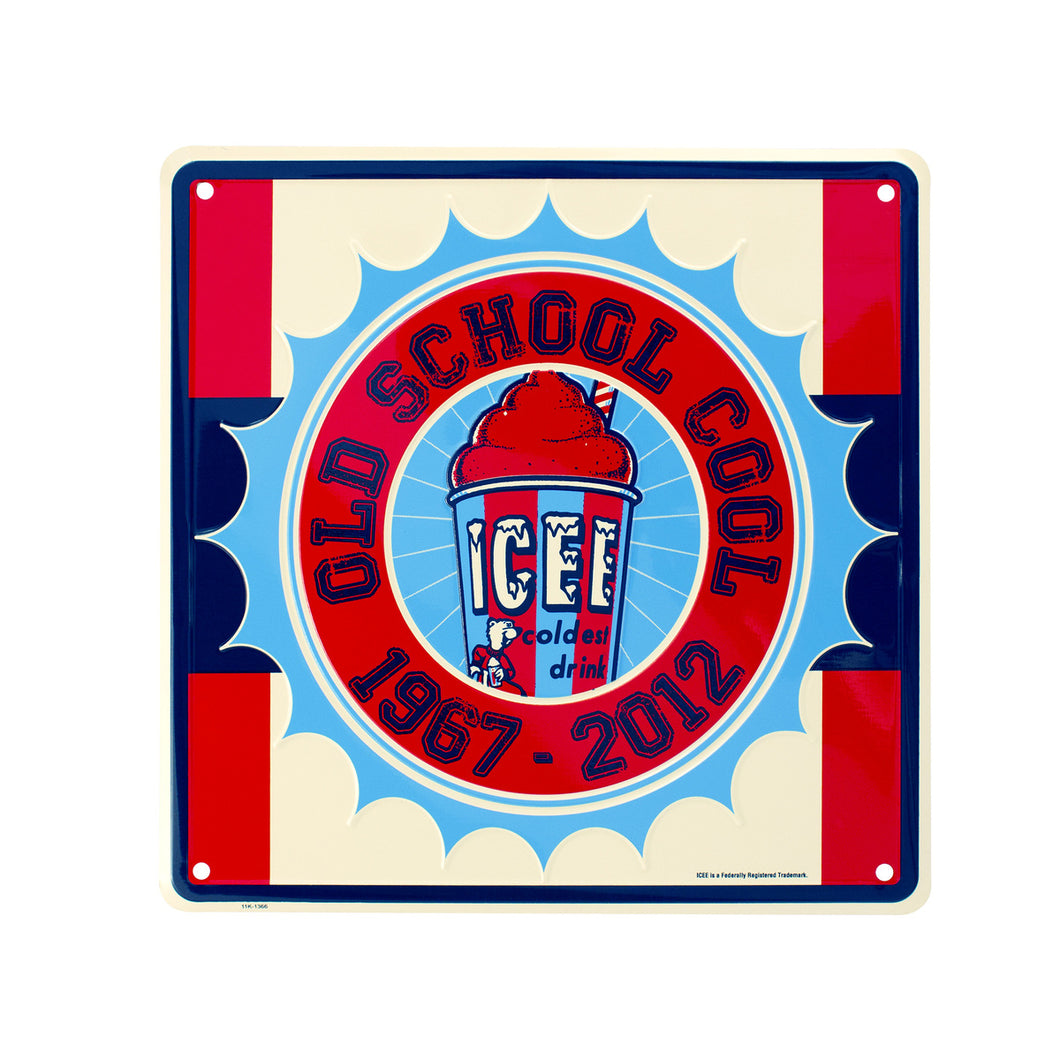 Large Custom Embossed Square Sign (16