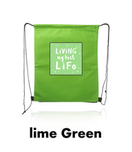 Load image into Gallery viewer, Non-Woven Drawstring Backpacks #ATOT12 2 Color Imprint Min 12
